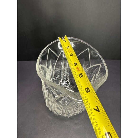 Vtg Cristal D'Arques Durand Pompano Tulip Water Pitcher Crystal Glass France 8" - Picture 9 of 11